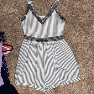 Pinstripe romper